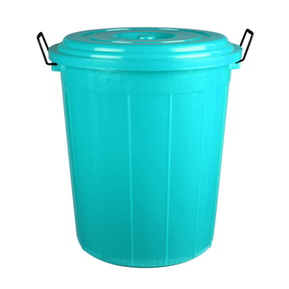 Plastic Drum With Lid (30 Ltr) (Green)